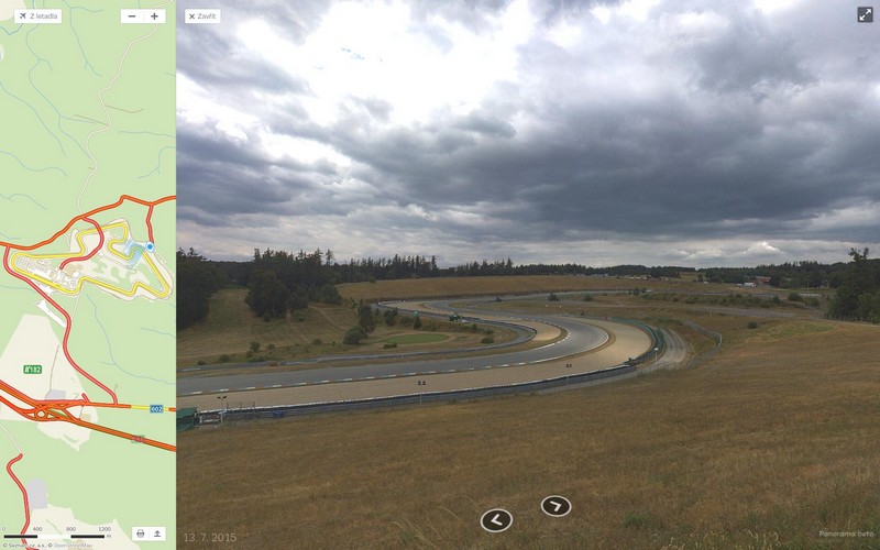 Virtuální procházka po Automotodromu Brno